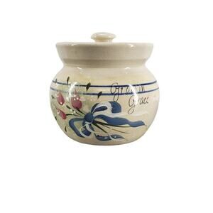 Vintage Casey Pottery Crock Hand-made  Marshall Texas